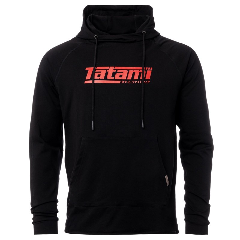 Pullover Tatami Logo Hoodie Black-Red Pullover Tatami Logo Hoodie Black-Red