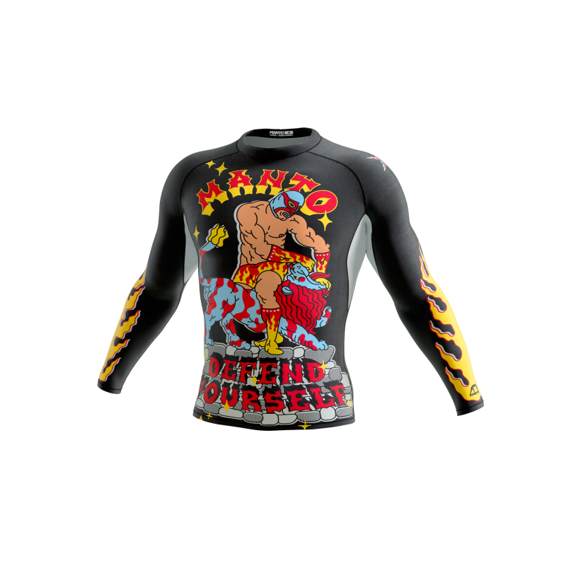 Rashguard Manto LUTADOR Manga Larga Rashguard Manto LUTADOR Manga Larga