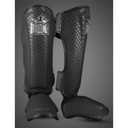 Espinilleras Buddha Titanium Negras Mate